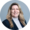 Corinne Artho rund mit Hintergrund